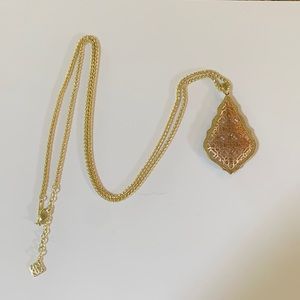 Kendra Scott Aiden necklace in Rose Gold